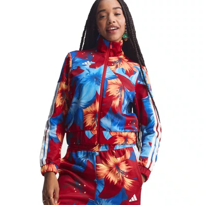 Jaqueta Adidas Farm Rio House of Tiro Azul/ Vermelho