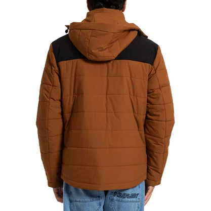 Jaqueta Hurley Camper Marrom/ Preta