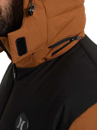 Jaqueta Hurley Camper Marrom/ Preta