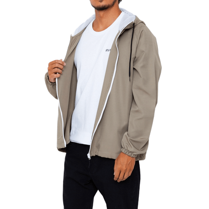 Jaqueta RVCA Corta Vento VA Hooded Caqui