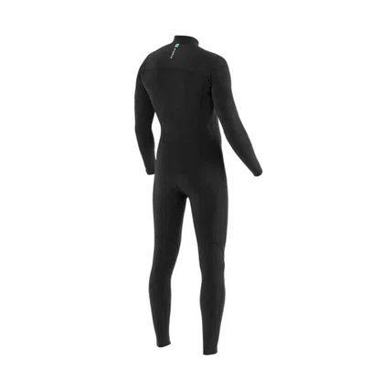 Long John Vissla Seven Seas 3/2 Chest Zip 3.2mm Manga Longa Preto