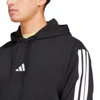 Moletom Adidas Canguru Essentials 3-Stripes Preto