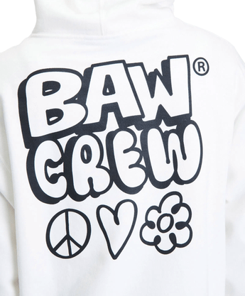 Moletom Baw Canguru Hoddie Crew Off-White