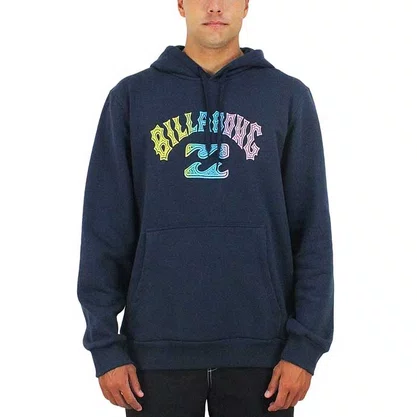 Moletom Billabong Canguru Short Sands Azul Marinho