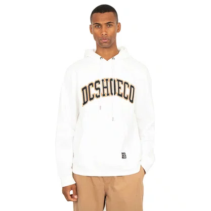 Moletom DC Canguru Varsity Branco