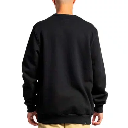 Moletom DC Careca Minimal Crew Preto