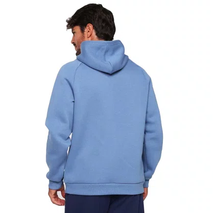 Moletom Fila Canguru Letter Outline Winter Azul Claro