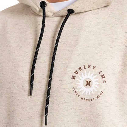 Moletom Hurley Canguru Natural Off White
