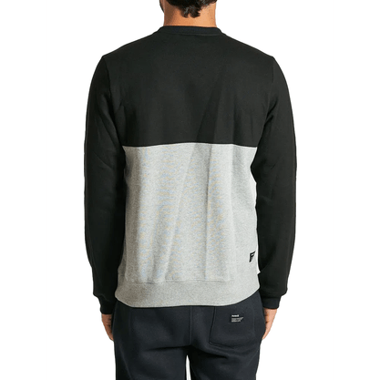 Moletom Hurley Fechado Careca Type Cinza Mescla/ Preto
