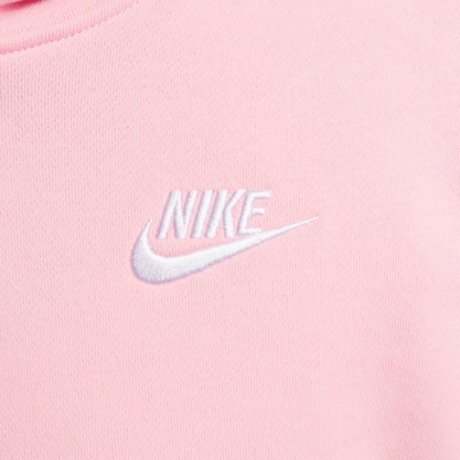 Moletom Nike Canguru Sportswear Club Rosa