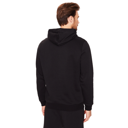 Moletom Puma Fechado Canguru Essentials Big Logo Preto
