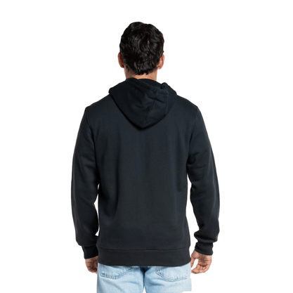 Moletom Quiksilver Aberto Aber Transfer Round Preto