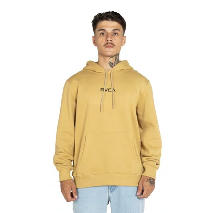 Moletom RVCA Canguru Fech Tonally Mostarda