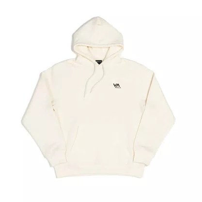Moletom RVCA Fechado Canguru VA Essential Off White
