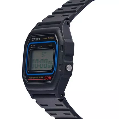 Relógio Casio Analógico Digital Preto W-59-1VQ