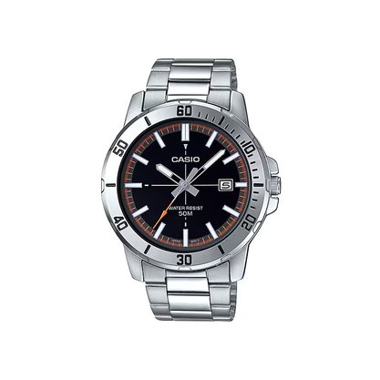 Relógio Casio Analógico Prata MTP-VD01D