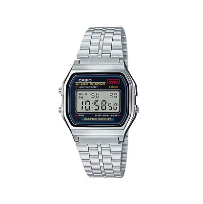 Relógio Casio Digital Vintage Prata A159WA-N1DF