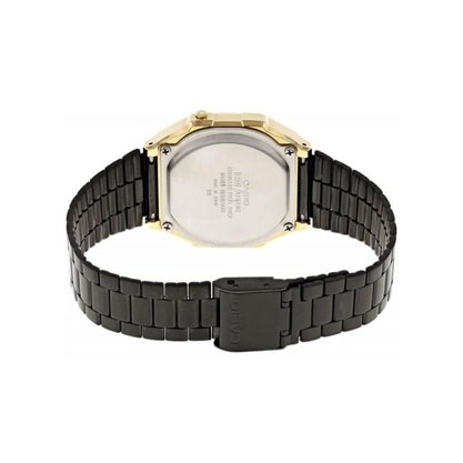 Relógio Casio Digital Vintage Preto/ Dourado A168WEGB-1BDF