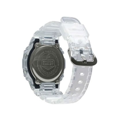 Relógio G-Shock Casio Digital Transparente DW-5600SKE-7DR