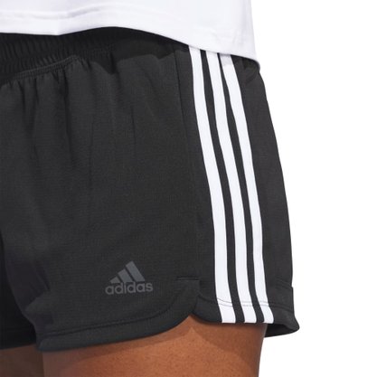 Short Adidas 3-Stripes Pacer Preto/ Branco