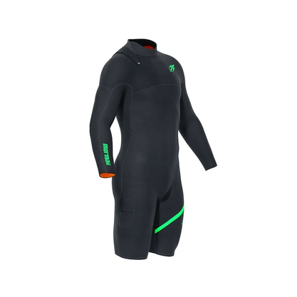 Short John Mormaii Ultraskin 2.2mm E-System Manga Longa Preto