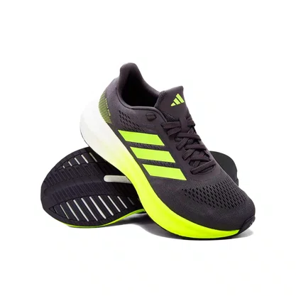 Tênis Adidas Boost Run Grafite/ Verde