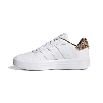 Tênis Adidas Court Plataforma Branco/ Onça