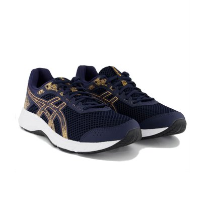 Tênis Asics Raiden 3 Azul Marinho/ Dourado