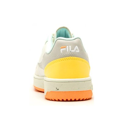 Tênis Fila Arcade Low Off White/ Amarelo e Azul Claro