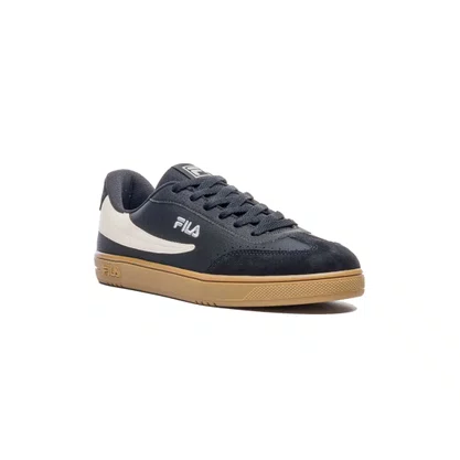 Tênis Fila Court 80 Preto/ Caramelo