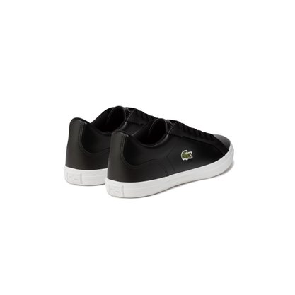 Tênis Lacoste Lerond Couro Preto/ Marinho