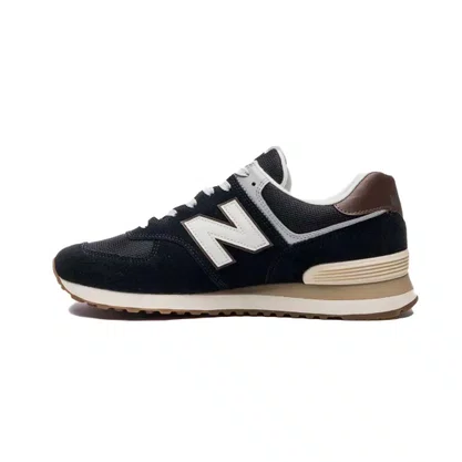 Tênis New Balance 574v2 Preto/ Marrom