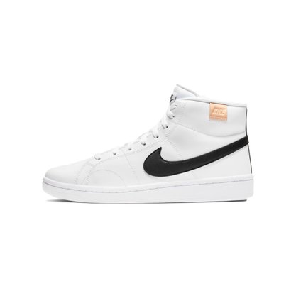 Tênis Nike Court Royale 2 Mid Branco/ Preto