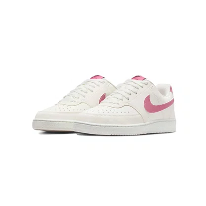 Tênis Nike Court Vision Low Branco/ Rosa