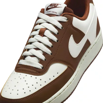 Tênis Nike Court Vision Low Marrom/ Branco