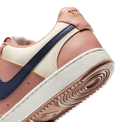 Tênis Nike Court Vision Low Rose/ Off White