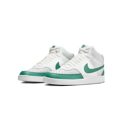 Tênis Nike Court Vision Mid Branco/ Verde e Cinza