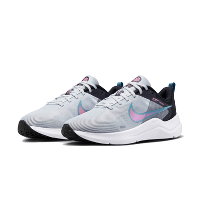 Tênis Nike Downshifter 12 Cinza/ Rosa