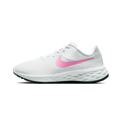 Tênis Nike Revolution 6 Next Nature Branco/ Rosa