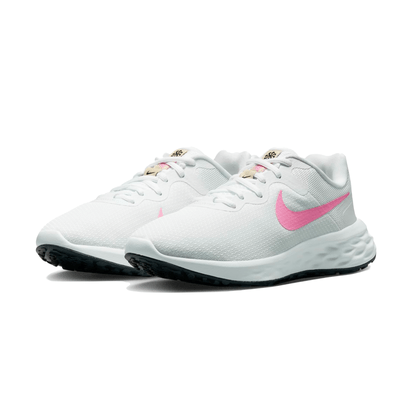 Tênis Nike Revolution 6 Next Nature Branco/ Rosa
