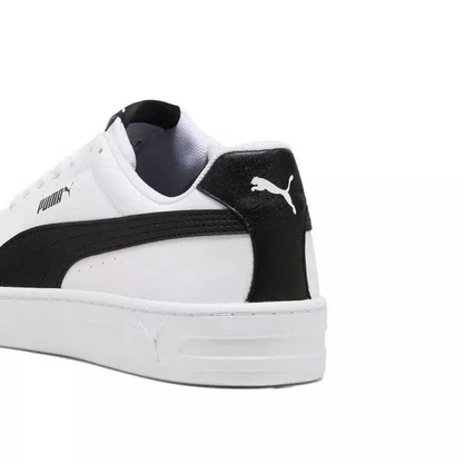Tênis Puma Court Classic Clean Branco/ Preto