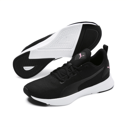Tênis Puma Flyer Runner Preto/ Rosa