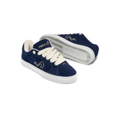 Tênis Tesla Hertz Marinho/ Off White