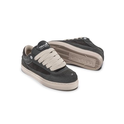 Tênis Tesla Vedanta Refletivo Cinza/ Off White