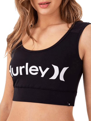 Top Hurley One & Only Preto