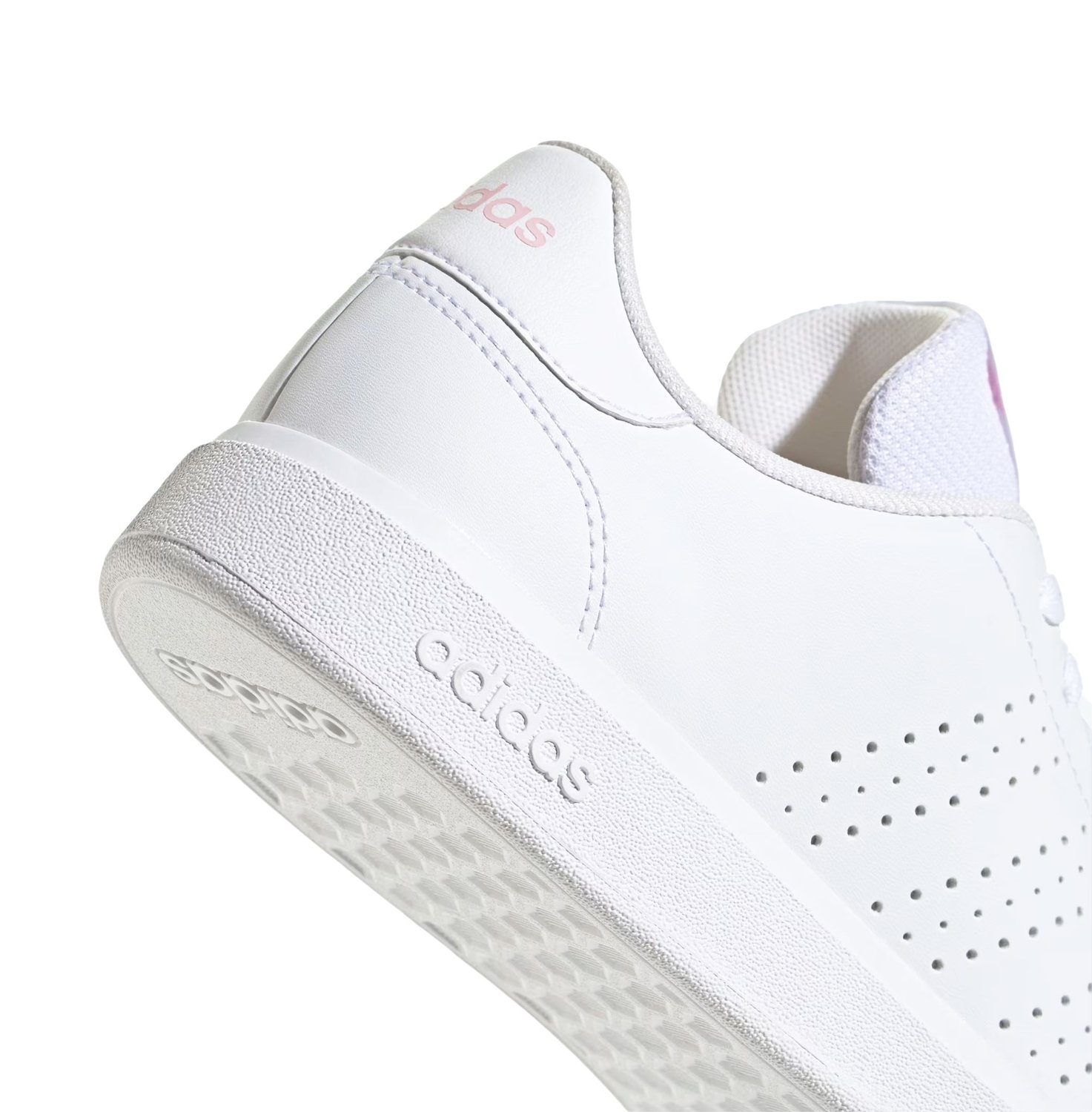 Tênis Adidas Advantage Base Branco/ Rosa