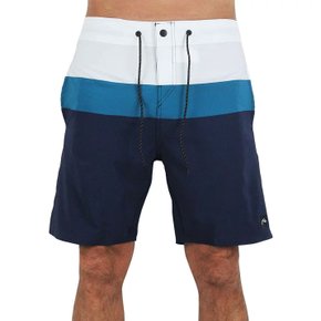 Bermuda Rusty Água Classic 19" Azul/ Branco