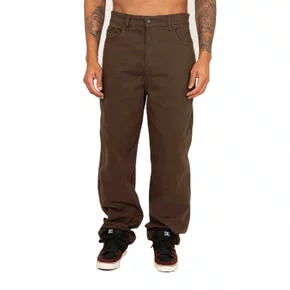 Calça DC Sarja Baggy Marrom