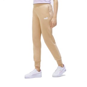 Calça Puma Moletom Essentials Fleece Bege