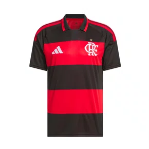 Camisa Flamengo Adidas I 2026/27 Preto/ Vermelho